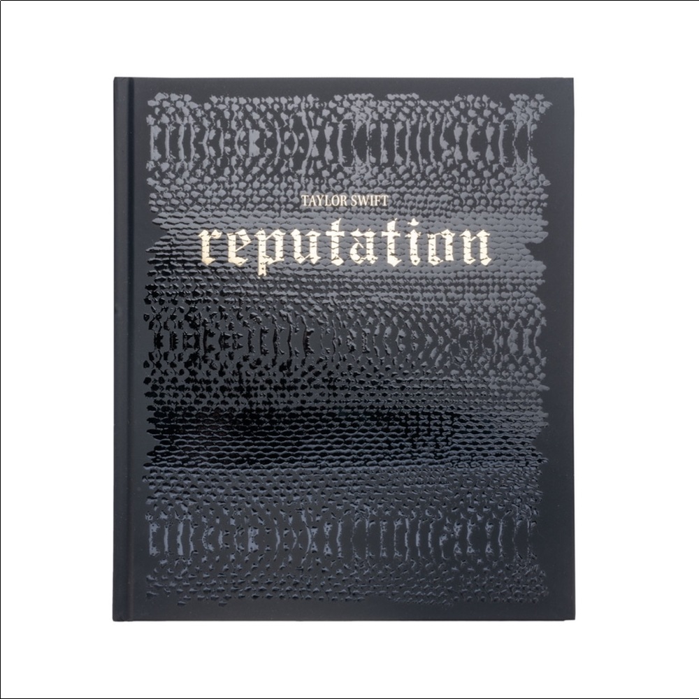 Taylor Swift Reputation hardcover book.